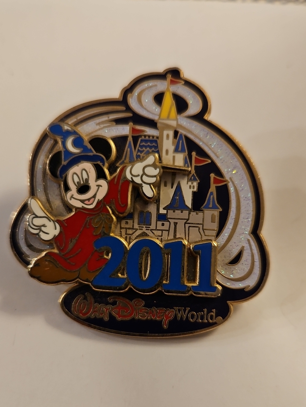 Walt Disney World 2011 Cinderella's castle Sorcerer Mickey PIN